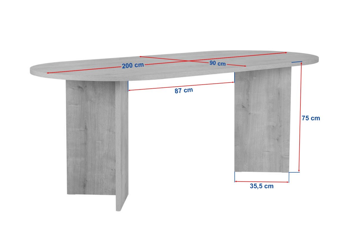 Sabella - Sapphire Oak – Трпезариска маса - Image 10