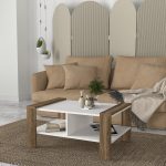 Erica - White, Walnut – Маса за кафе