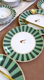 Love Bird 24 YT - Green – Сет за вечера (24 парчиња) - Image 2