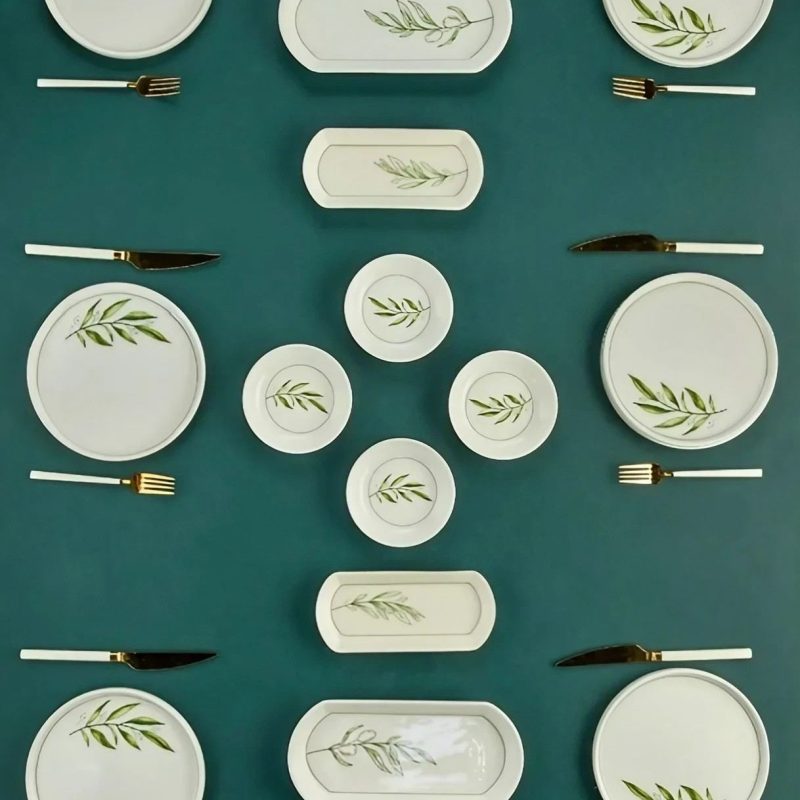 Botanic 14KH - Green – Комплет за појадок (14 парчиња)