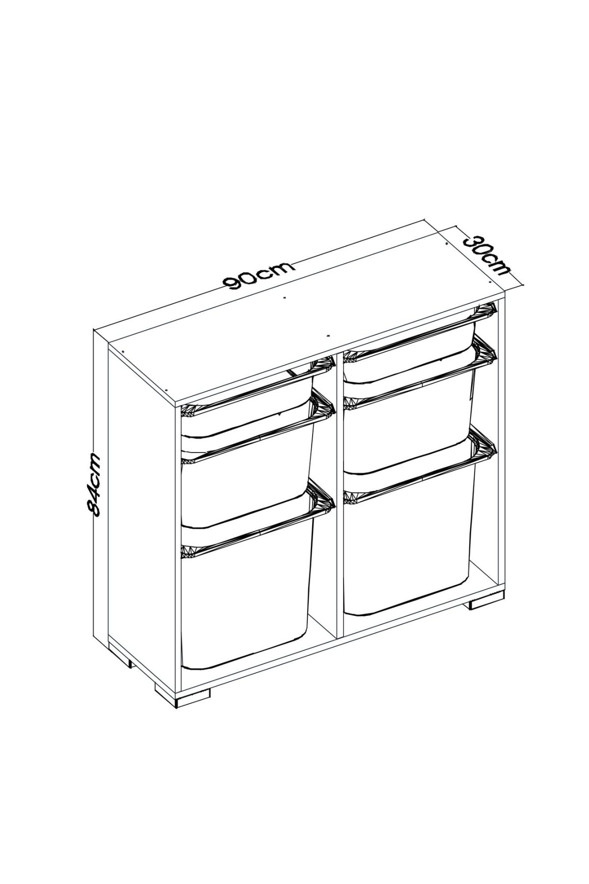 Carla - White – Повеќе наменска комода - Image 17