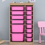 Montana Xs 2D4N8U - Sonomo, Pink – Повеќе наменска комода