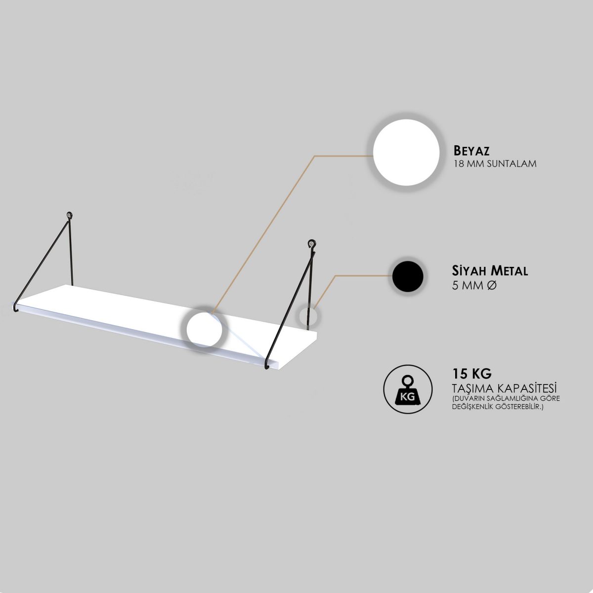 Armoni - White – Ѕидна полица - Image 3
