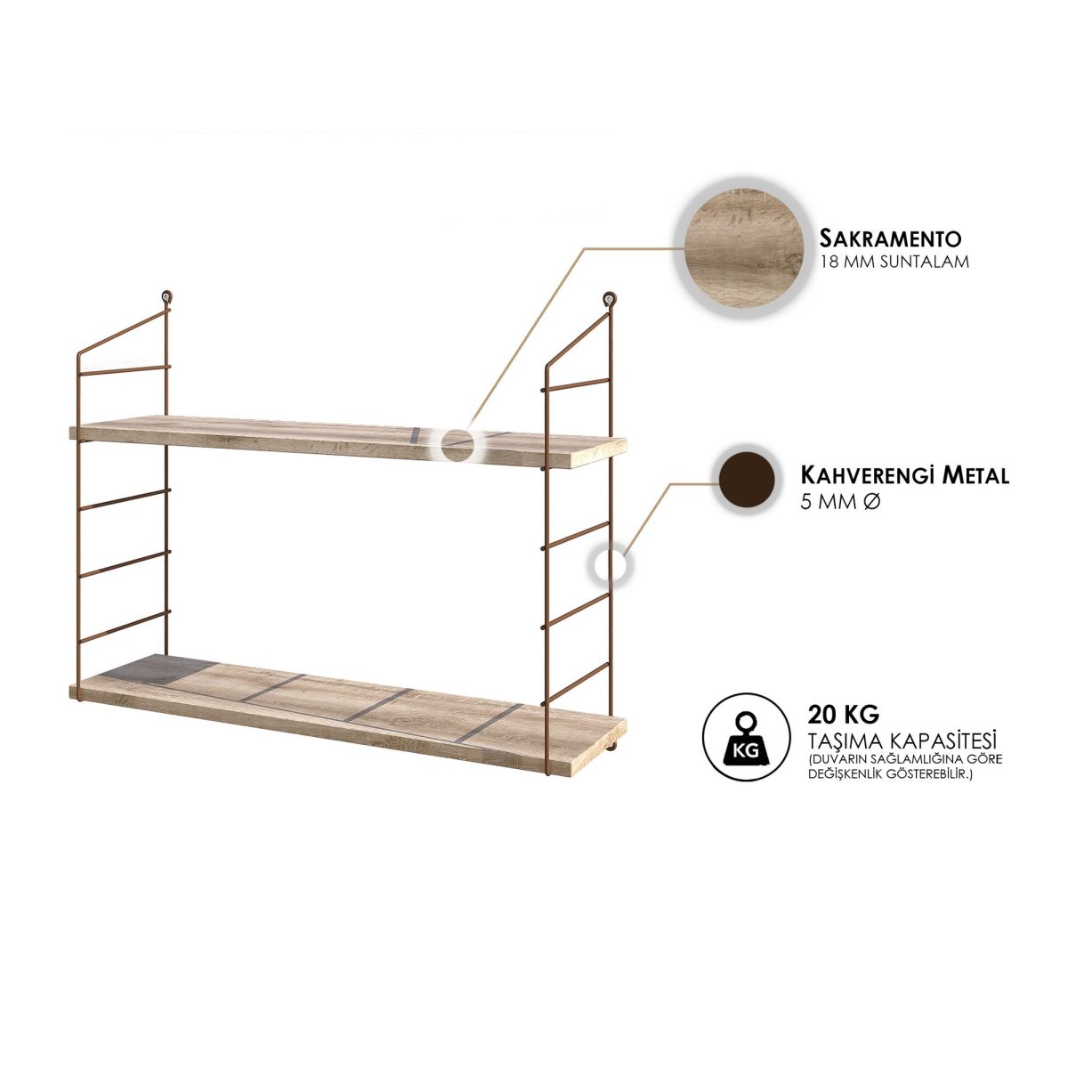 Armoni 2'li - Sacramento – Ѕидна полица - Image 3