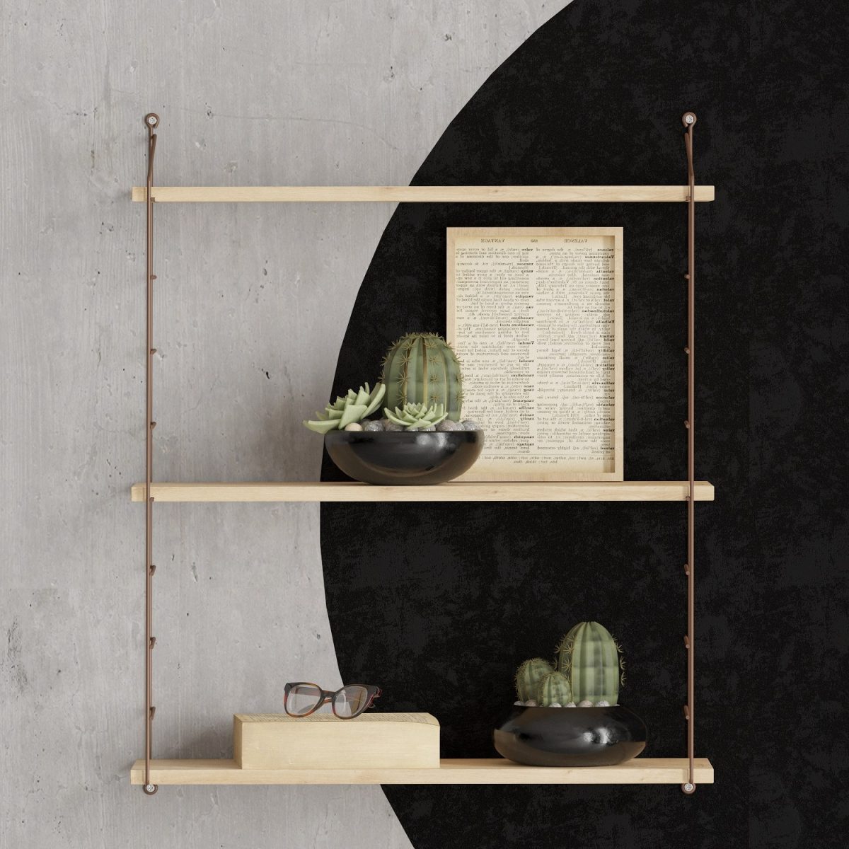 Armoni 3'lü - Oak – Ѕидна полица - Image 2