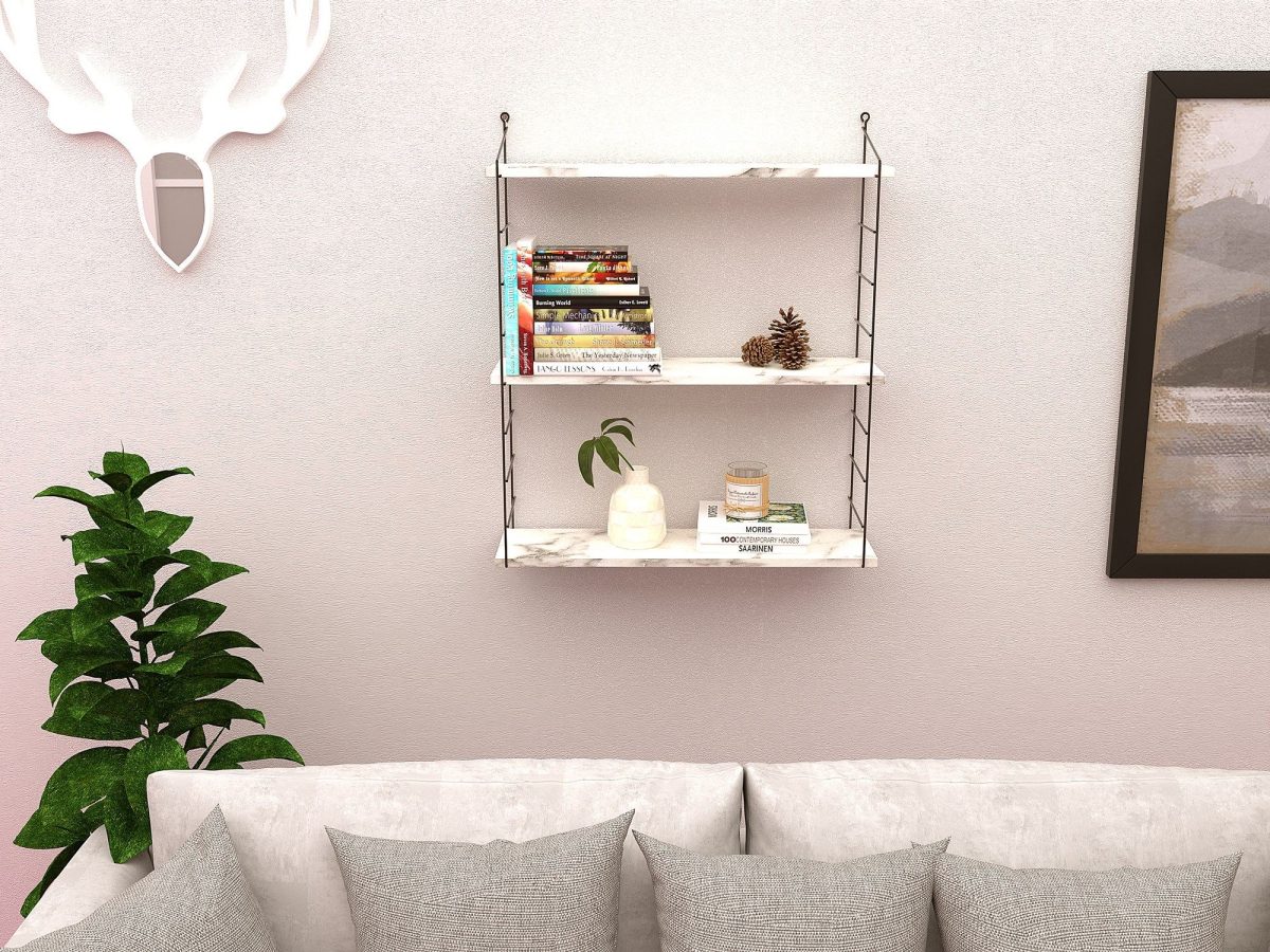 Armoni 3'lü - Carrara Marble – Ѕидна полица - Image 2