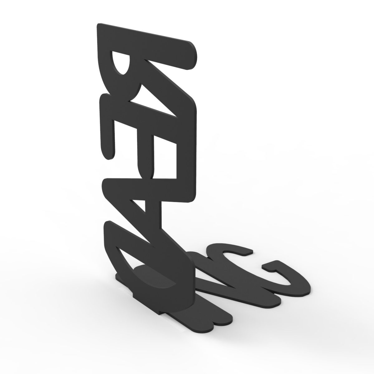 Reading - Black – Метална книшка - Image 2