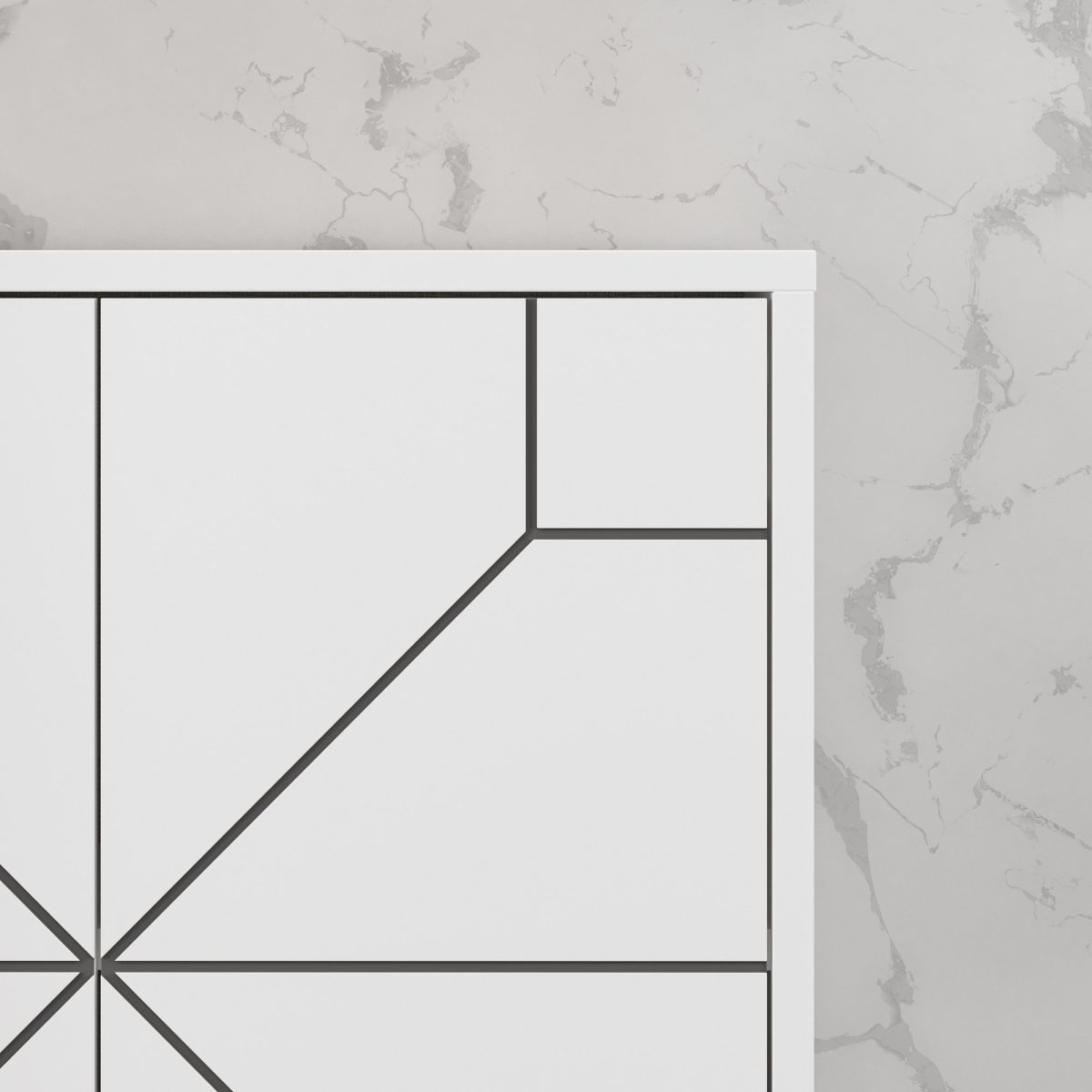 Dune - White – Повеќе наменска комода - Image 13