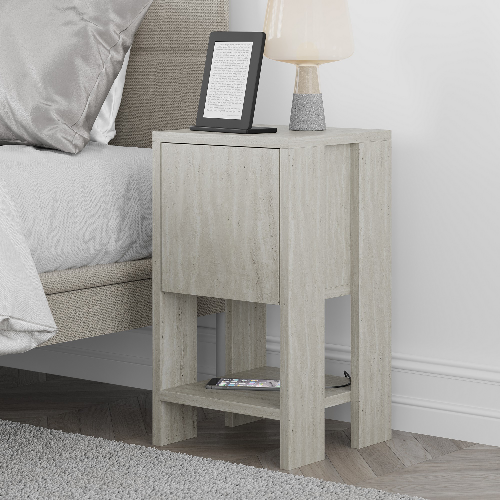 776HMS344020-201.jpg Ema - Travertine – Ноќна масичка - Image 1