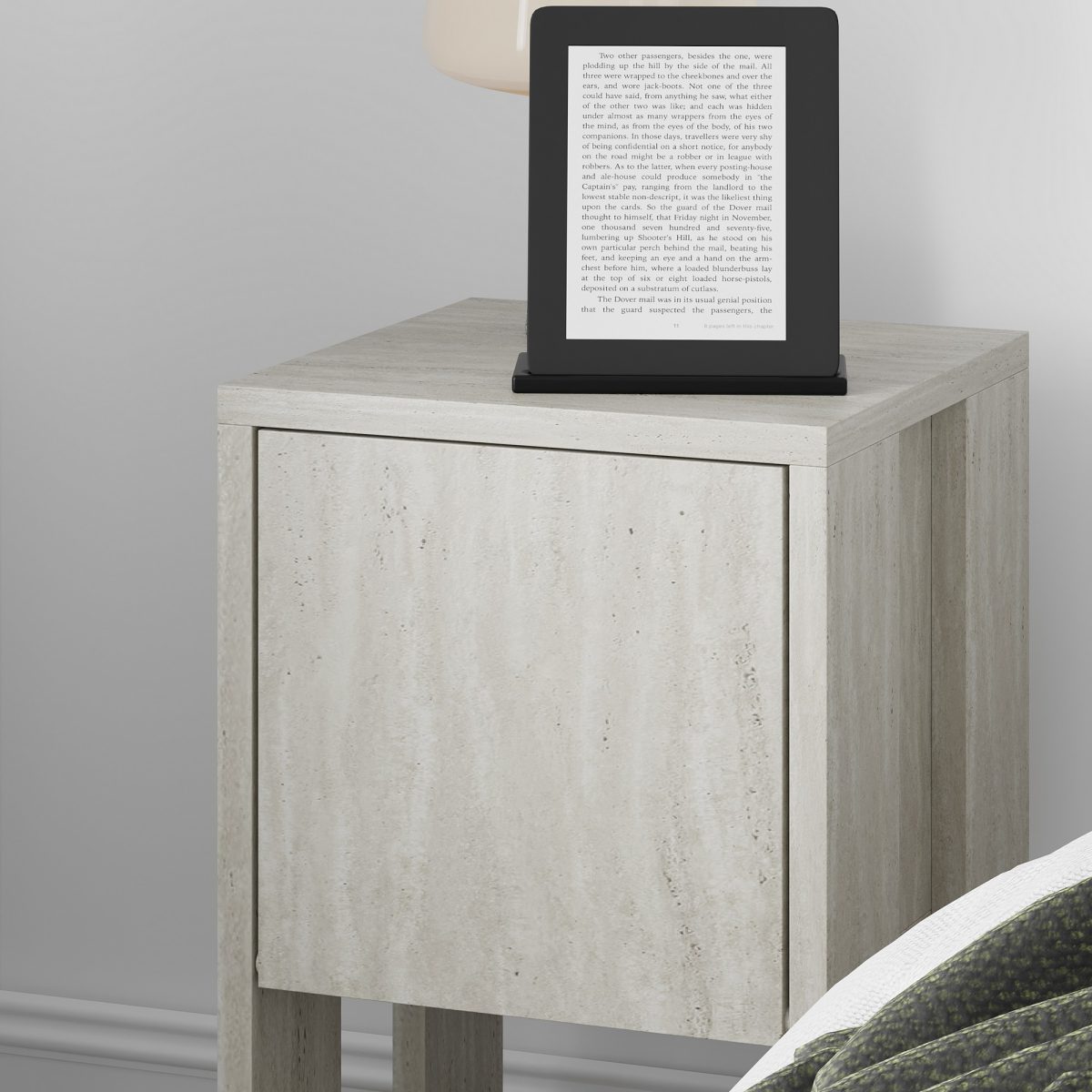 Ema - Travertine – Ноќна масичка - Image 3