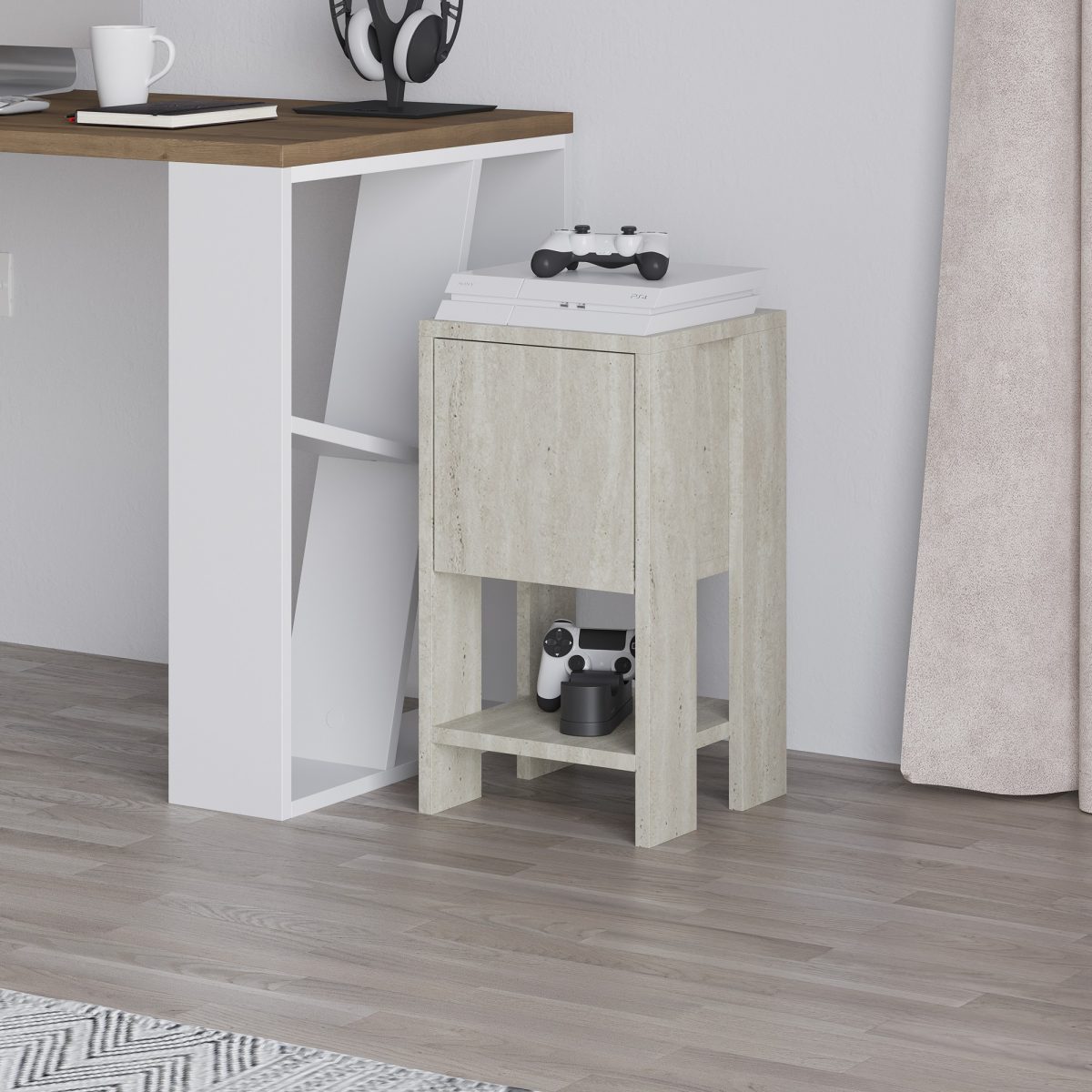 Ema - Travertine – Ноќна масичка - Image 6