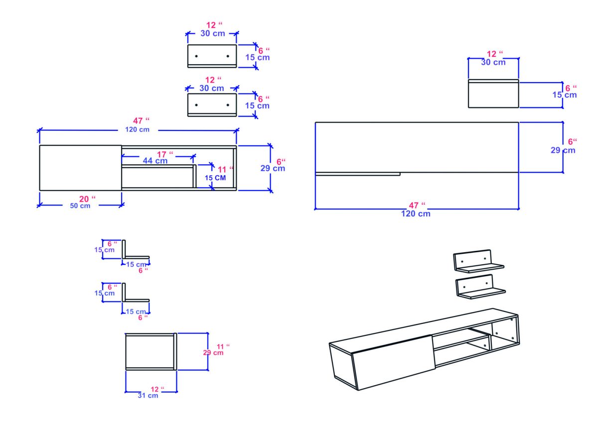 Zeplin - White – ТВ комода - Image 6