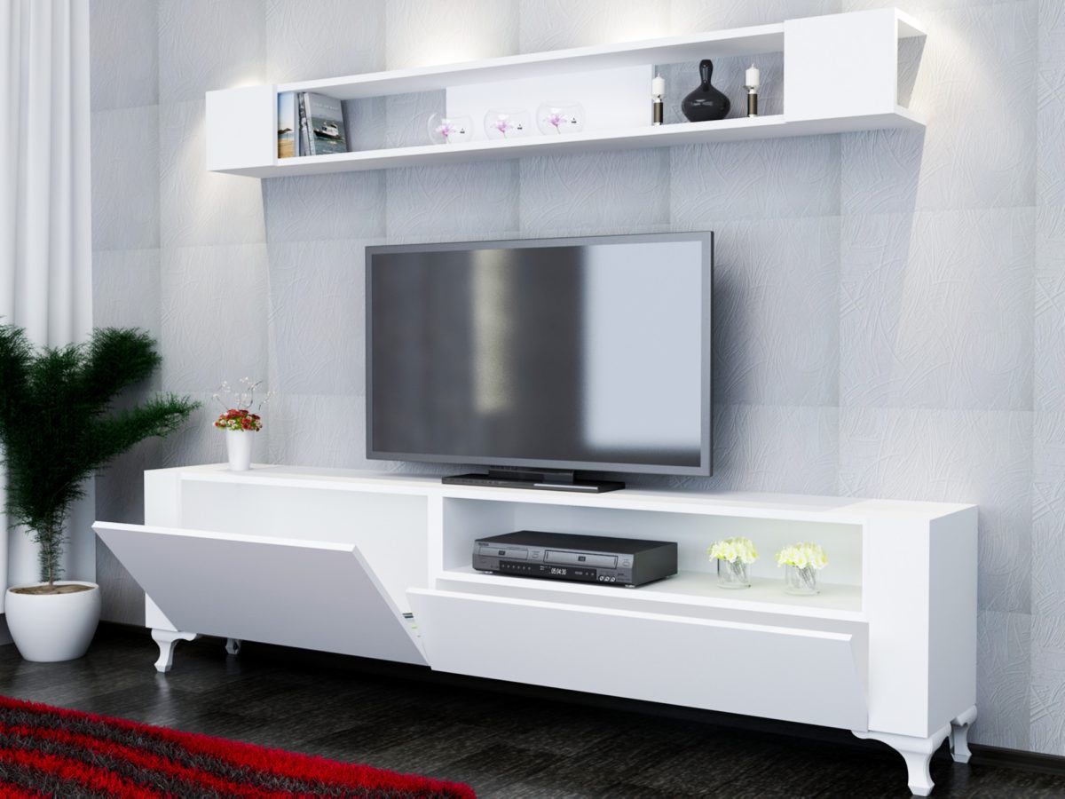Kar - White – ТВ комода - Image 3