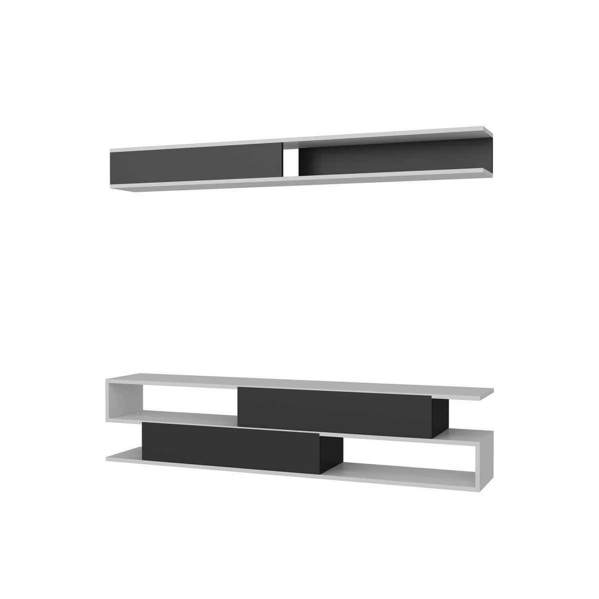 Sims - Black, White – ТВ комода - Image 4