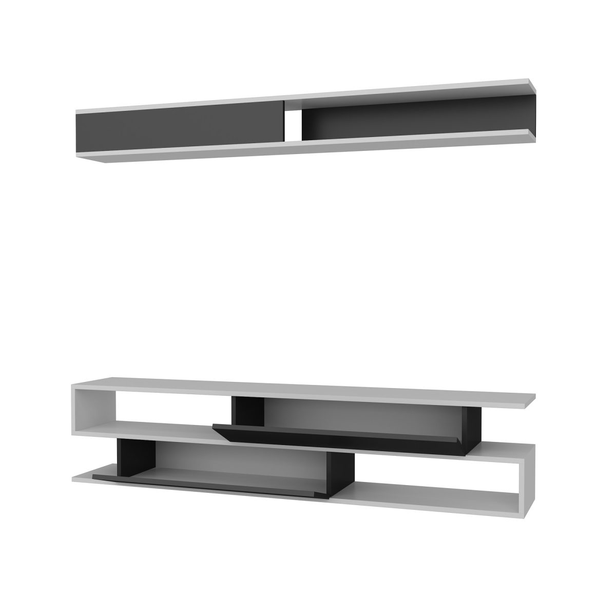 Sims - Black, White – ТВ комода - Image 5