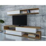 Sims - Teak, White – ТВ комода