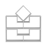 Beled - White – Полица за книги - Image 5