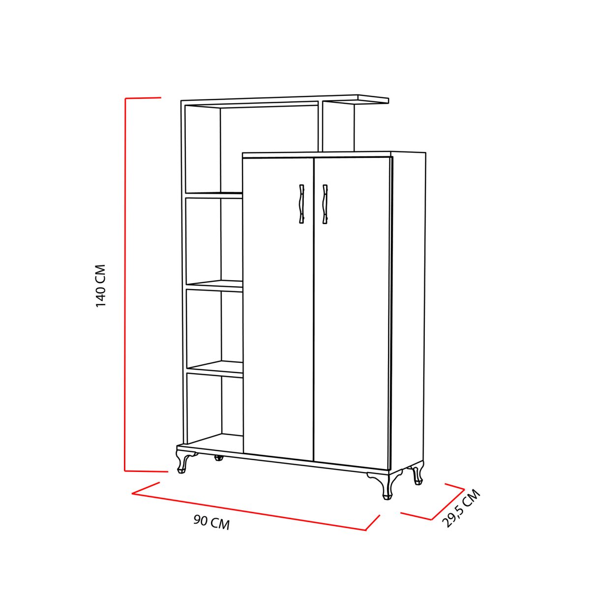 Sanat - White – Повеќе наменска комода - Image 6