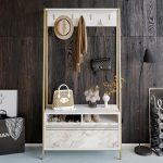 Devin - White – Гардеробер за претсобје