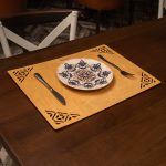 Corpat - Honey – Дрвен сет на подлога за маса (4 парчиња) - Image 2