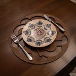 Don - Wenge – Дрвен сет на подлога за маса (4 парчиња) - Image 2