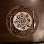 Don - Wenge – Дрвен сет на подлога за маса (4 парчиња) - Image 3