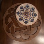 Don - Wenge – Дрвен сет на подлога за маса (4 парчиња) - Image 4