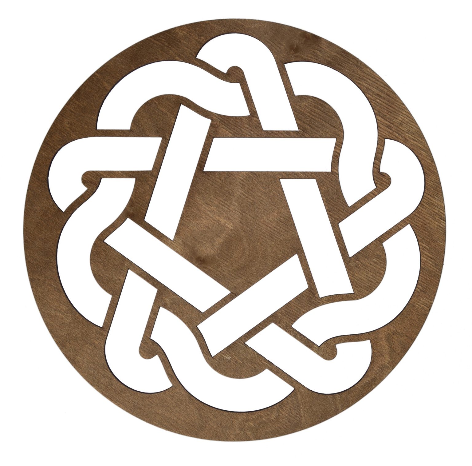 Don - Walnut – Дрвен сет на подлога за маса (4 парчиња) - Image 5