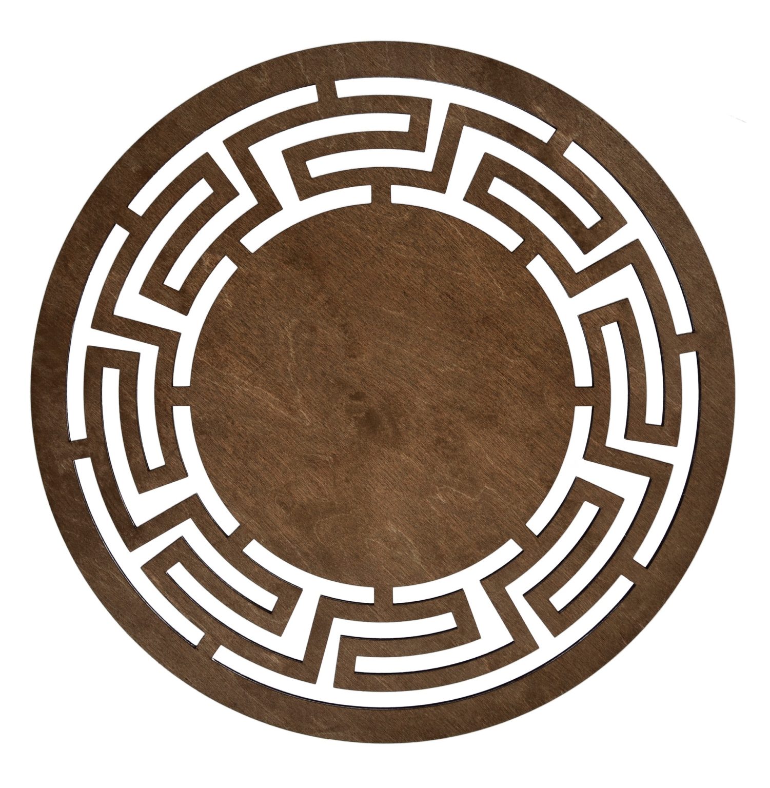 Labyrinth - Walnut – Дрвен сет на подлога за маса (4 парчиња) - Image 5