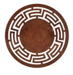 Labyrinth - Rose – Дрвен сет на подлога за маса (4 парчиња) - Image 5