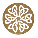 Lugh - Honey – Дрвен сет на подлога за маса (4 парчиња) - Image 5