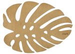 Monstera - Honey – Дрвен сет на подлога за маса (4 парчиња) - Image 5