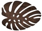 Monstera - Wenge – Дрвен сет на подлога за маса (4 парчиња) - Image 6