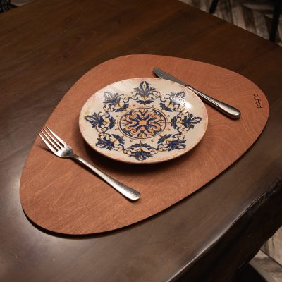 Pear - Rose – Дрвен сет на подлога за маса (4 парчиња)