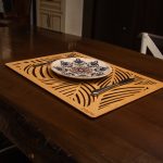 Plane - Honey – Дрвен сет на подлога за маса (4 парчиња) - Image 4