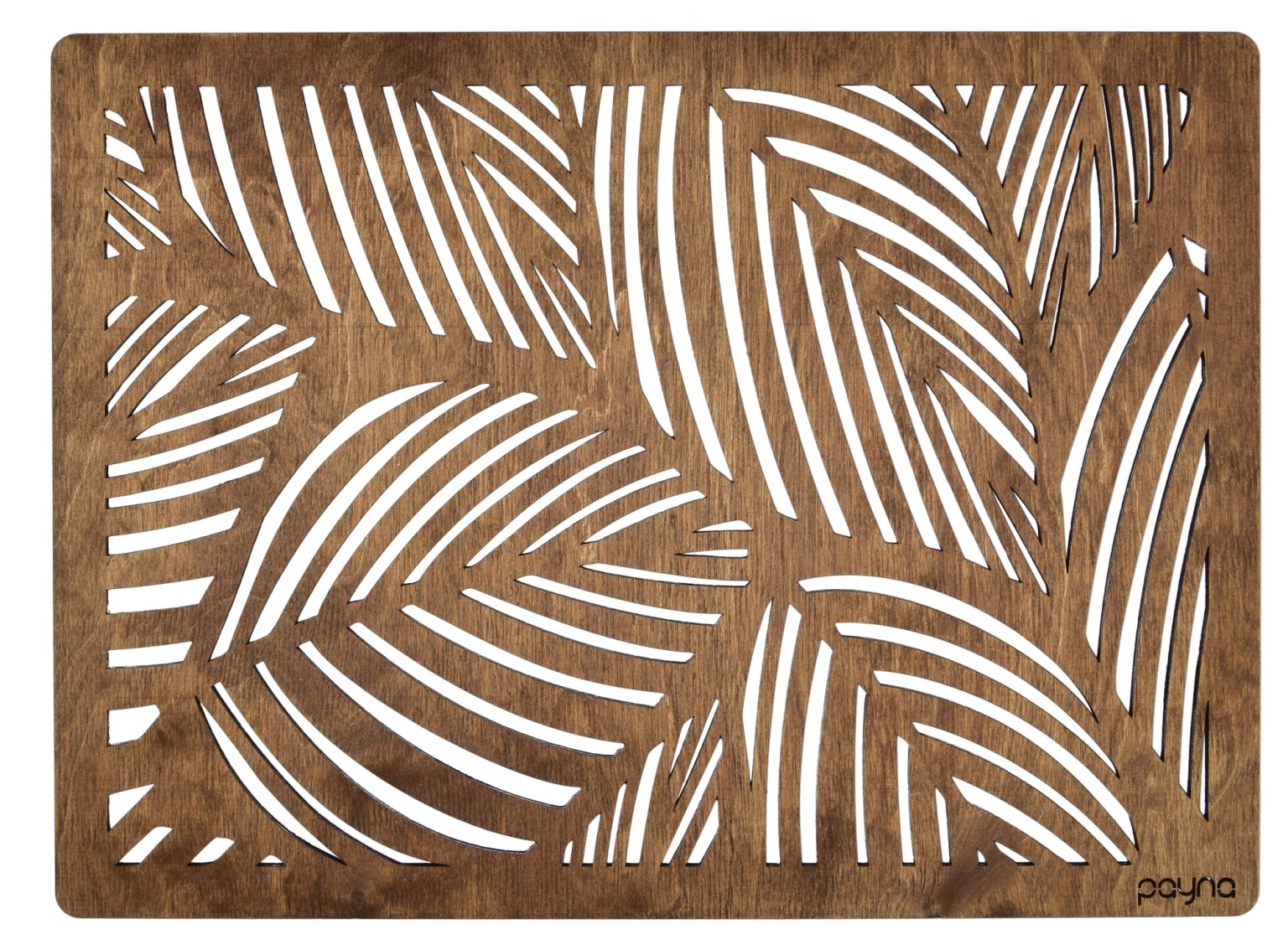 Plane - Walnut – Дрвен сет на подлога за маса (4 парчиња) - Image 5