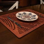 Plane - Rose – Дрвен сет на подлога за маса (4 парчиња) - Image 5