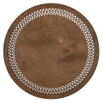 Seljuk - Walnut – Дрвен сет на подлога за маса (4 парчиња) - Image 6