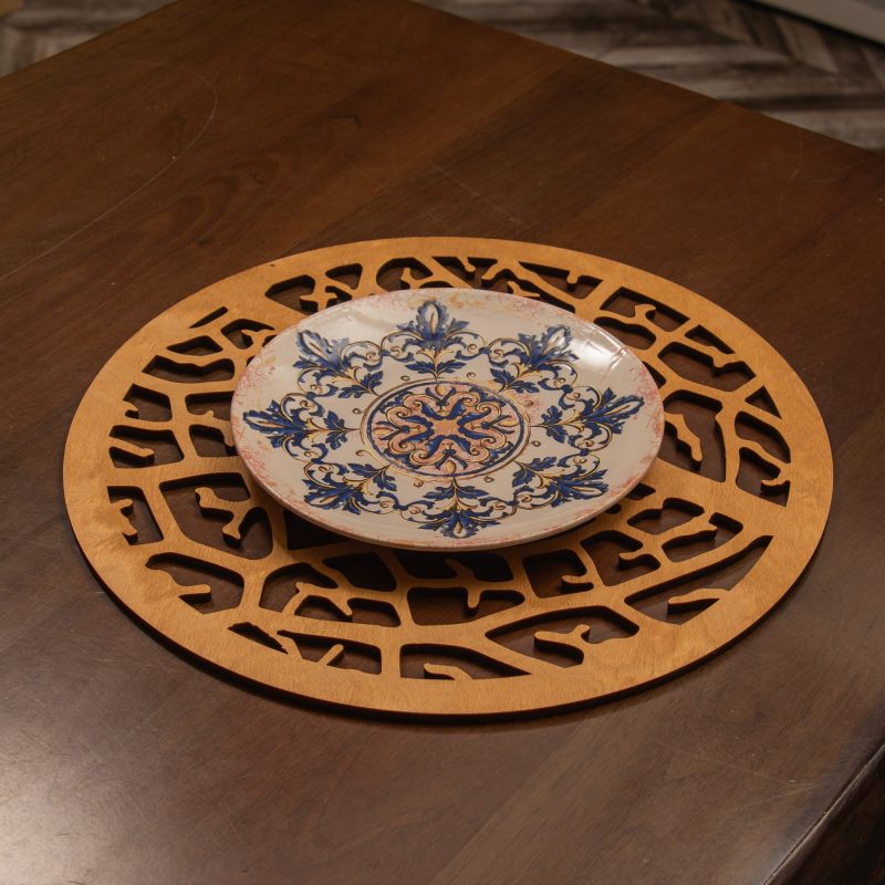 Coral - Honey – Дрвен сет на подлога за маса (6 парчиња)