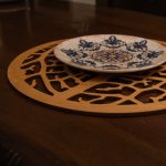 Coral - Honey – Дрвен сет на подлога за маса (6 парчиња) - Image 4