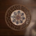 Coral - Wenge – Дрвен сет на подлога за маса (6 парчиња) - Image 3