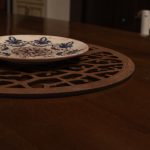 Coral - Wenge – Дрвен сет на подлога за маса (6 парчиња) - Image 4