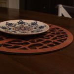 Coral - rose – Дрвен сет на подлога за маса (6 парчиња) - Image 4