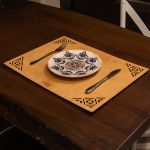 Corpat - Honey – Дрвен сет на подлога за маса (6 парчиња)