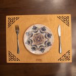 Corpat - Honey – Дрвен сет на подлога за маса (6 парчиња) - Image 3