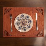 Corpat - Rose – Дрвен сет на подлога за маса (6 парчиња) - Image 5