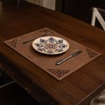 Corpat - Wenge – Дрвен сет на подлога за маса (6 парчиња) - Image 2