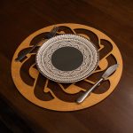 Don - Honey – Дрвен сет на подлога за маса (6 парчиња)