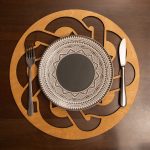 Don - Honey – Дрвен сет на подлога за маса (6 парчиња) - Image 3