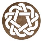 Don - Walnut – Дрвен сет на подлога за маса (6 парчиња) - Image 5